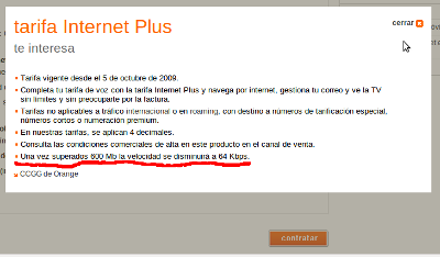 [HILO OFICIAL] Orange reduce la velocidad en tarifas Delfín a 64 KB , no a 128KB