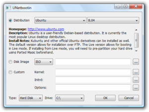 Unetbootin, crear arranques de Linux en discos USB